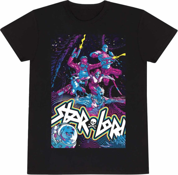 Marvel Comics Guardians Of The Galaxy -Videogame Poster T-Shirt