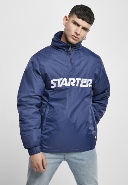 Starter Black Label Jacke Starter Logo Half Zip Jacket Blue Night