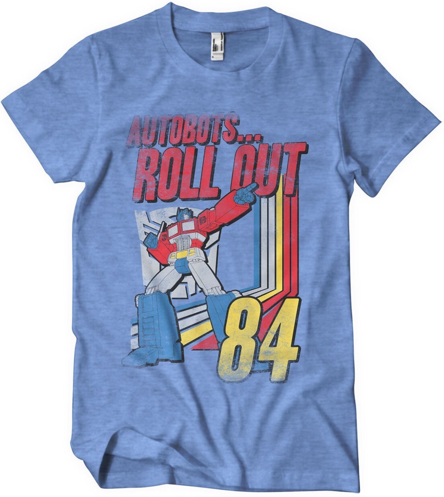 Transformers Autobots - Roll Out T-Shirt Blau/Heather - Herren / Unisex