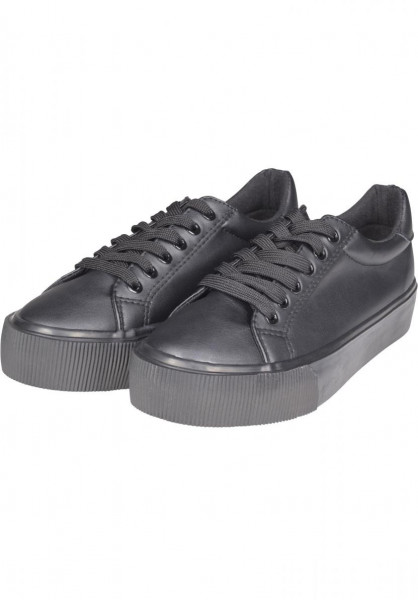 Urban Classics Schuhe Plateau Sneaker Black