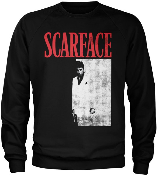Scarface Poster Sweatshirt Sweatshirt Black