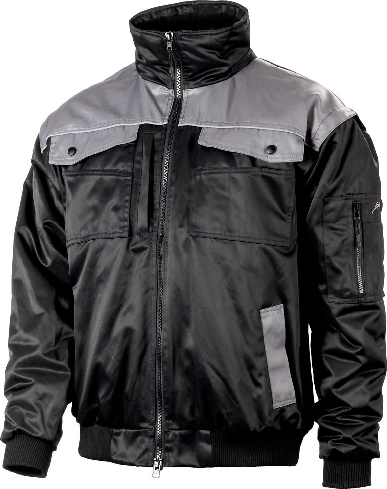 Albatros Jacke Allrounder Pilotenjacke in Schwarz/Grau