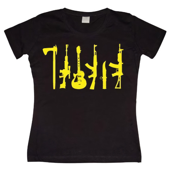 Hybris Damen Loud Guns Girly T-Shirt SH-5-10712-H2-13