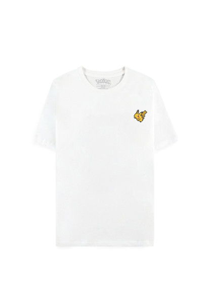 Pokémon - Pixel Pikachu - Men's Short Sleeved T-Shirt White