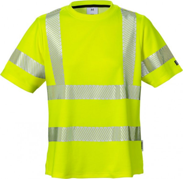 Fristads Warnschutz T-Shirt High Vis Damen-T-Shirt, Kl. 2 7458 THV Warnschutz-Gelb