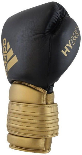 adidas Hybrid 300 (Kick)-Boxhandschuhe Schwarz/Gold/Silber