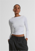 Urban Classics Damen Ladies Ruffled Super Slim Longsleeve TB7088