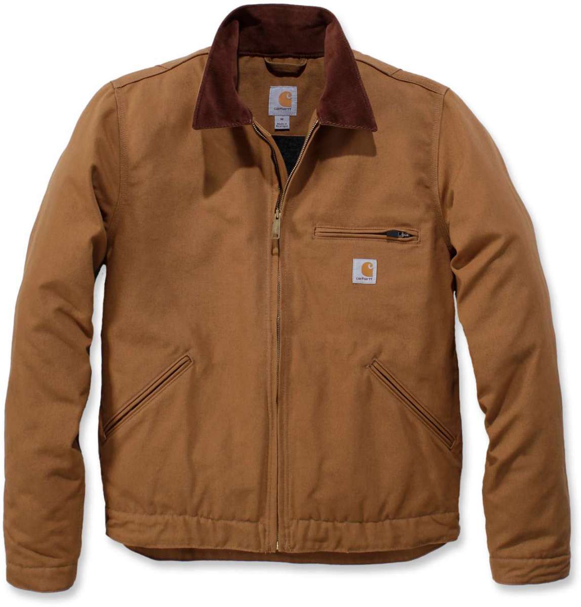 Carhartt Herren Jacke Duck Detroit Jacket Carhartt® Brown Jacken / Mäntel Herrenbekleidung
