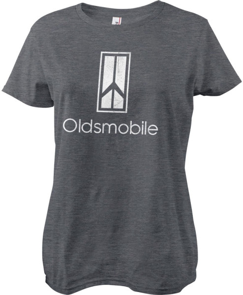 Oldsmobile Damen T-Shirt Washed Logo Girly Tee GM-5-OLMO002-H58-4