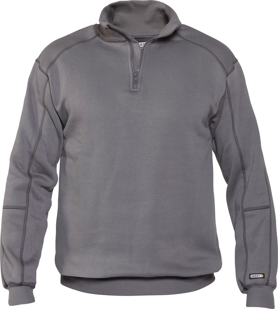 Dassy Sweatshirt Felix COPES80 Zementgrau - Herren / Unisex