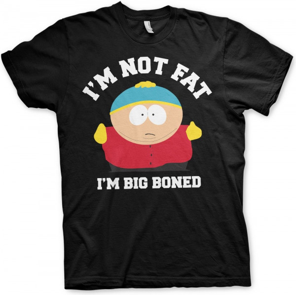 South Park I'm Not Fat I'm Big Boned T-Shirt Black