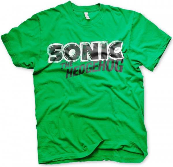 Sonic The Hedgehog Classic Logo Tee T-Shirt Green