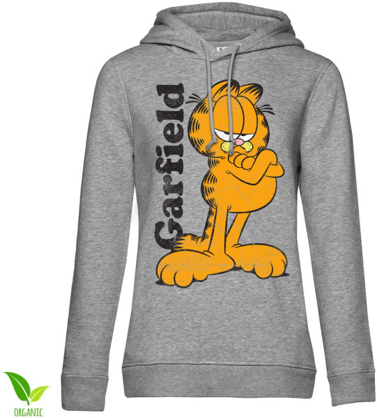 Garfield Girls Hoodie Damen Heather-Grey