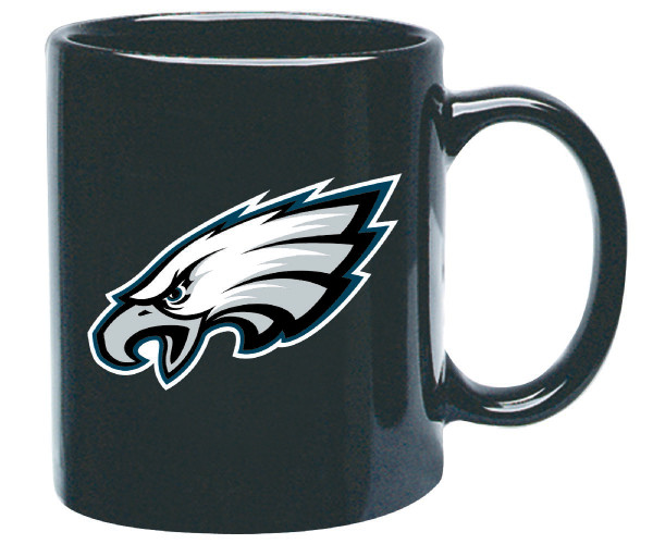 Philadelphia Eagles Becher Glossy Mug American Football Black