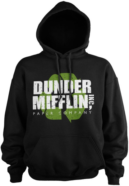 The Office Dunder Mifflin Recycle Logo Big Tall Hoodie UV-3-TO002-H10-14