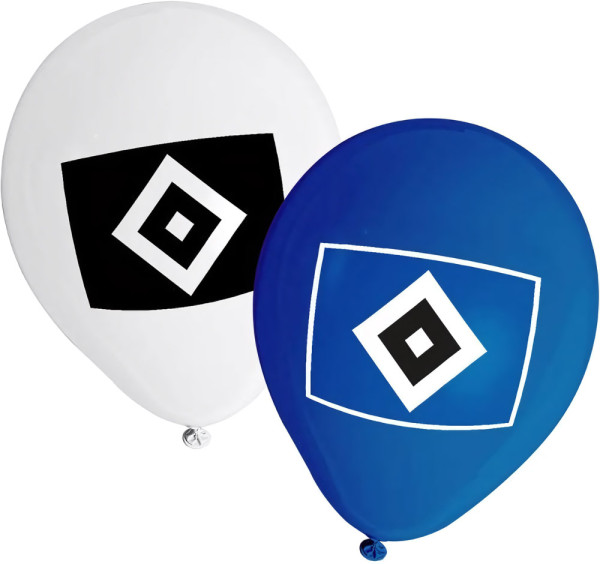 Hamburger SV HSV Luftballon (10er Pack) Fußball Blau/Weiß