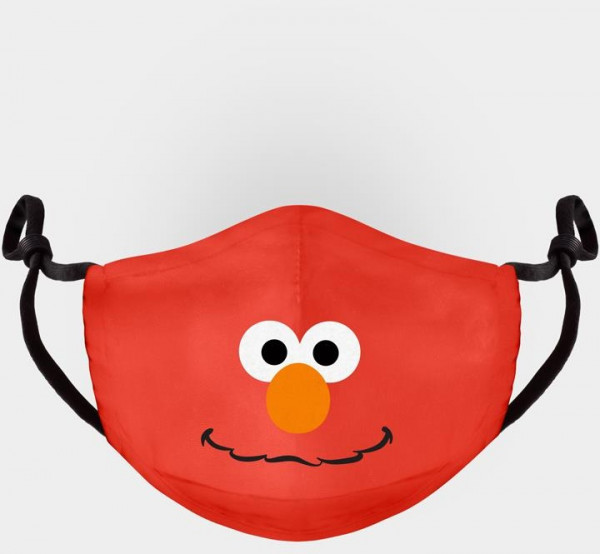 Sesamestreet - Adjustable Shaped Facemask (1 Pack) Red