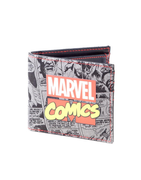 Marvel Comics - AOP Bifold Wallet Black
