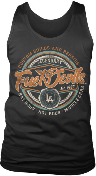 Fuel Devils Legendary Tank Top Black