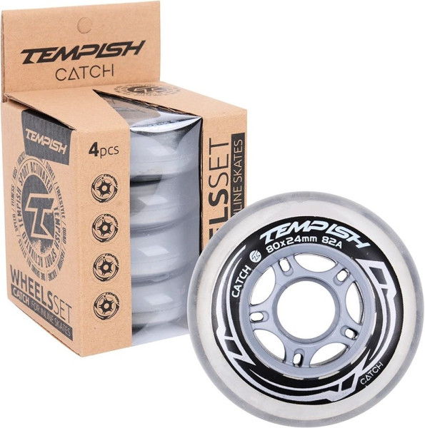 Tempish Universal Inliner Zubehör Inliner Rollen CATCH 80 mm 82A Set 4 Stk 13679