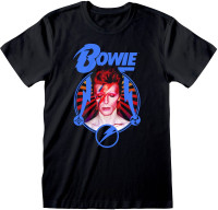 David Bowie - Starburst T-Shirt Black David Bowie - Starburst T-Shirt Black