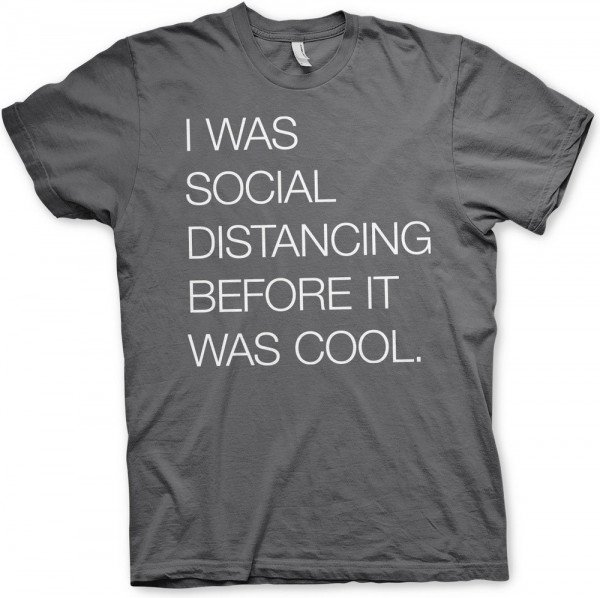 Hybris Social Distancing Before It Was Cool T-Shirt Dark-Grey