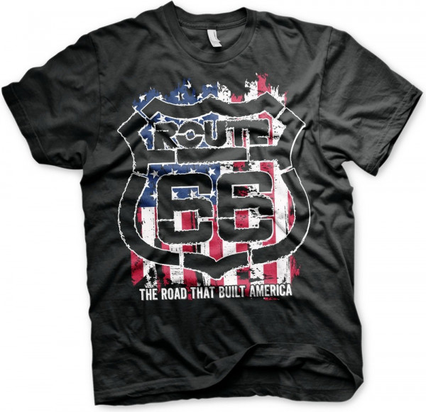 Route 66 America T-Shirt Black