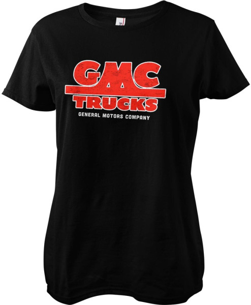 GMC Damen T-Shirt Trucks Vintage Logo Girly Tee GM-5-GMC001-H48-8