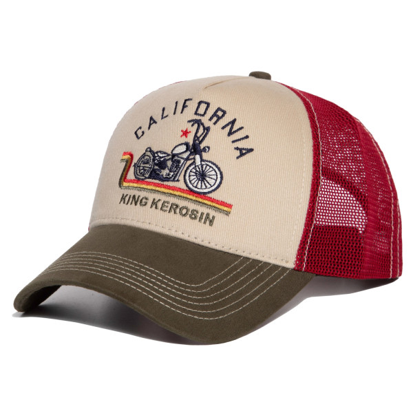 King Kerosin Trucker Cap "Ride Free Live Free" KKI4C050