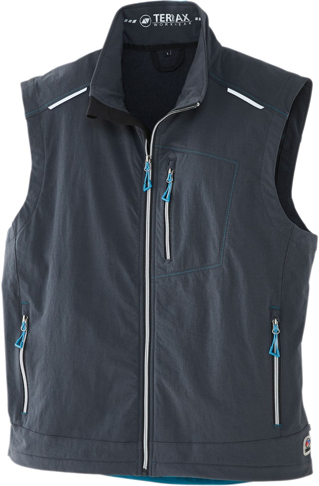 Terrax Workwear Arbeitsweste Anthrazit/Pertrol - Herren / Unisex