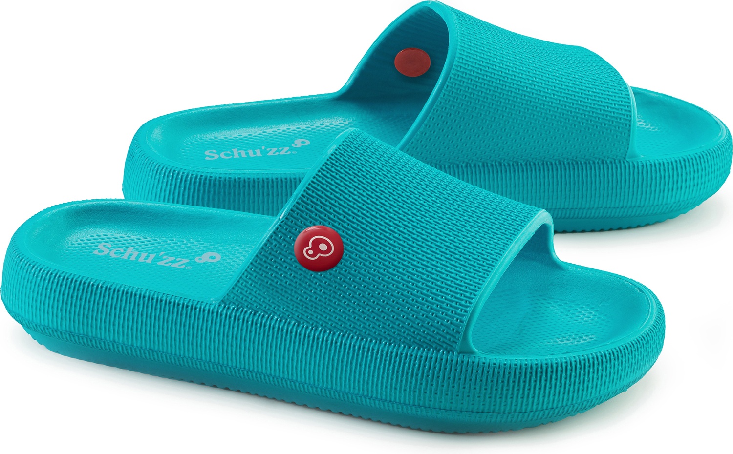 Schu'zz Schuzz Herren Badelatschen CLAQUETTE Homme Bleu pétrole