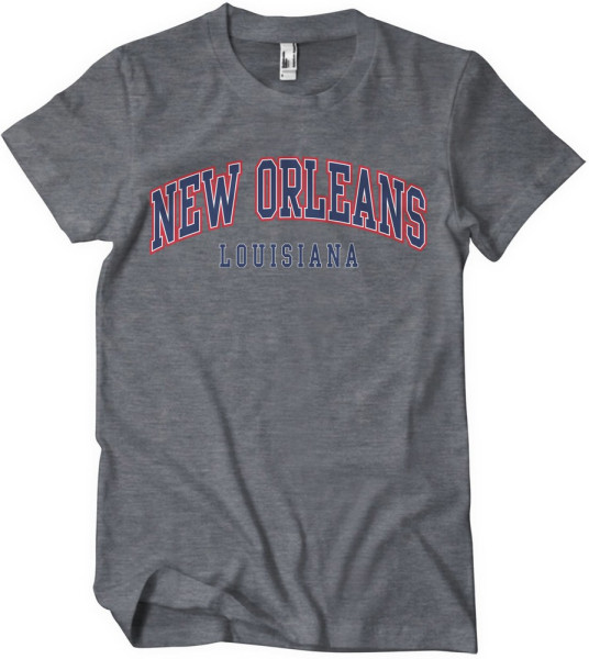 New Orleans Louisiana T-Shirt Dark-Heather