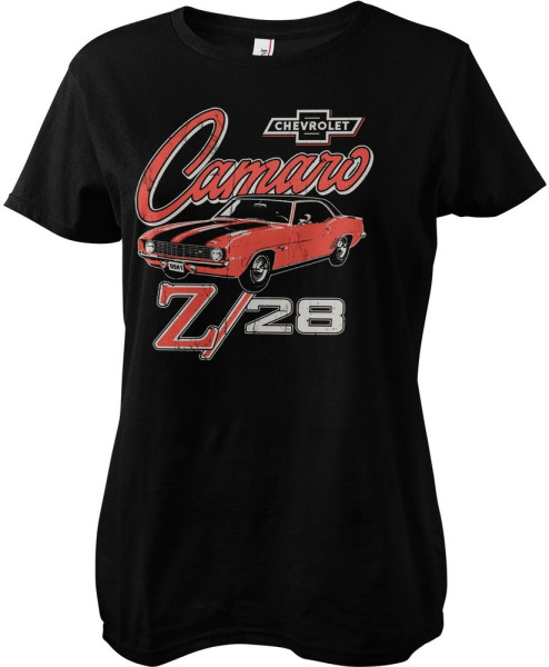 Camaro Damen T-Shirt Chevrolet Z/28 Girly Tee GM-5-CAM001-H72-4
