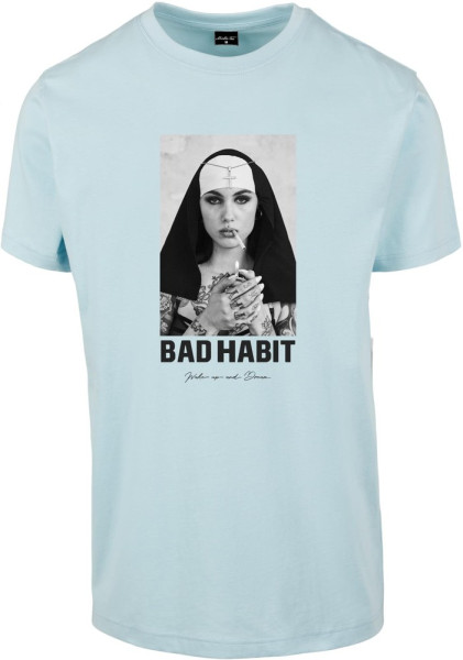 Mister Tee T-Shirt Bad Habit Tee Ocean Blue