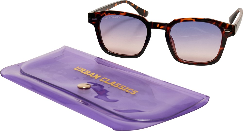 [Menge ist groß] Urban Classics Accessoires Maui Sonnenbrille Sunglasses | Case | Amber/Lilac Lifestyle | Herren With