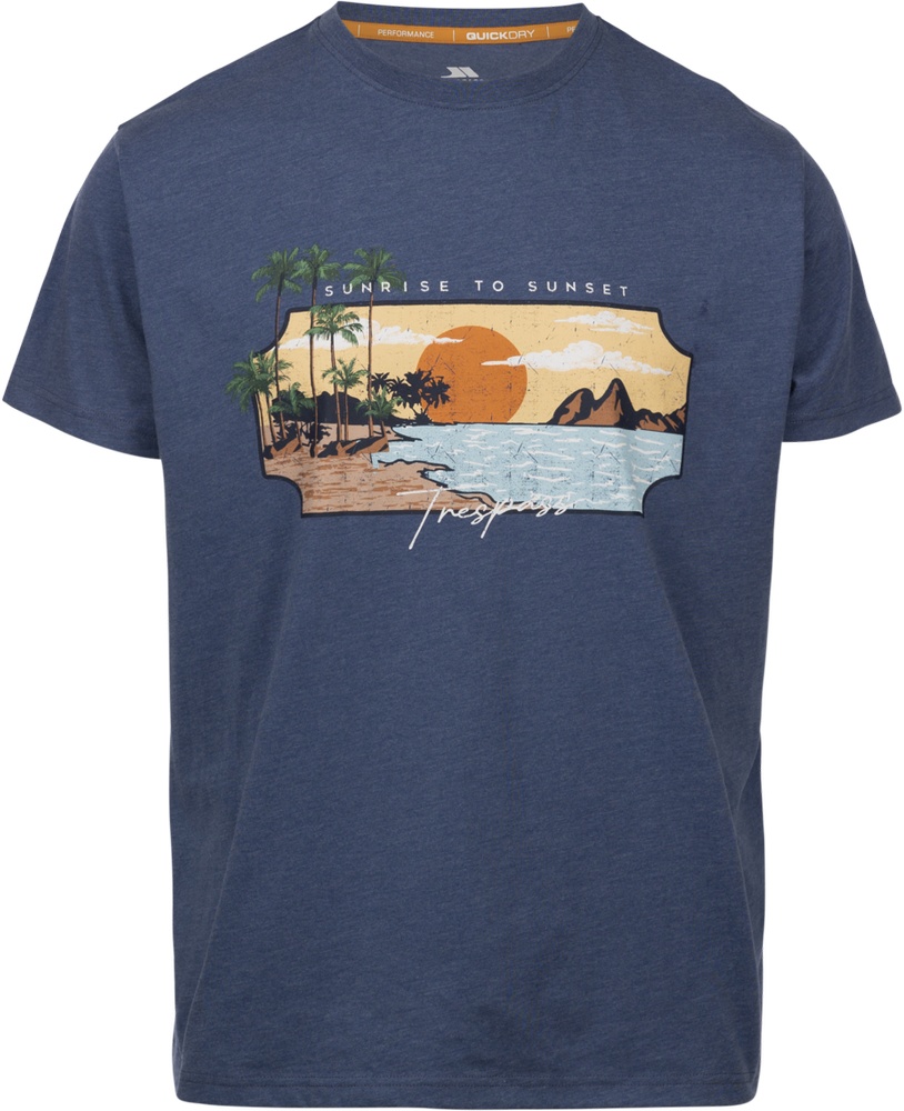 Trespass T-Shirt Pendla Casual Printed Tshirt - Herren / Unisex