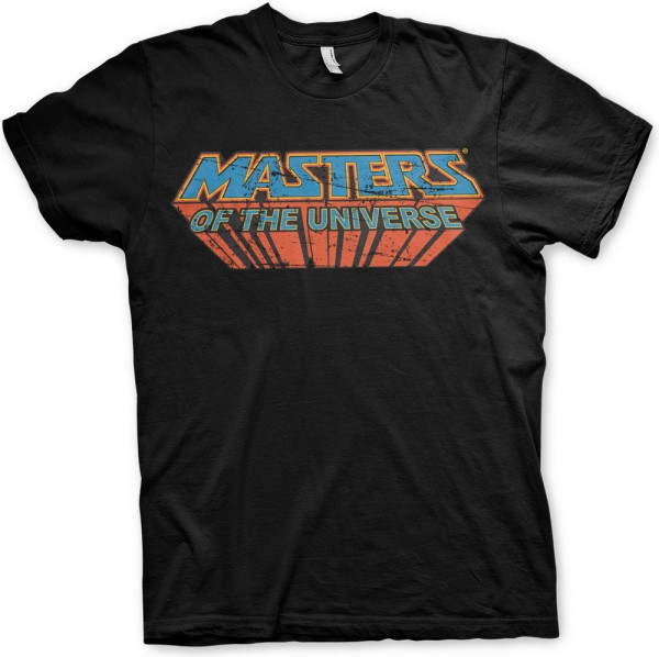 Masters Of The Universe Washed Logo T-Shirt Black