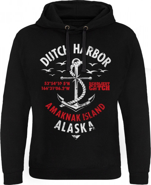 Deadliest Catch Dutch Harbor Epic Hoodie Black