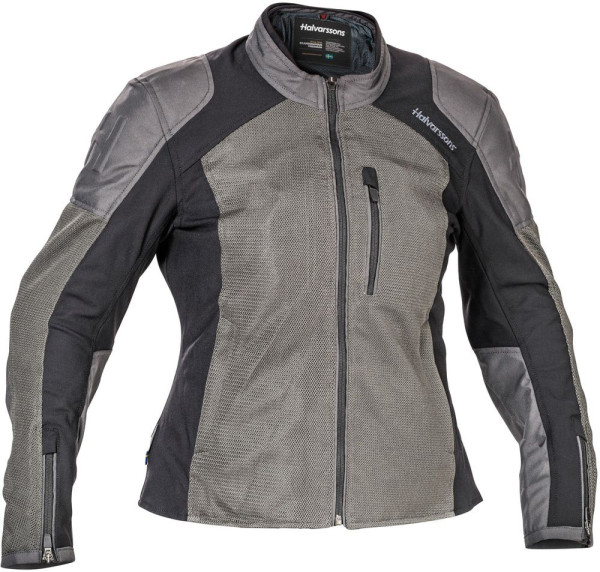 Halvarssons Damen Motorrad Jacke Textile Jacket Arvika Woman Black/Grey 710-23050590