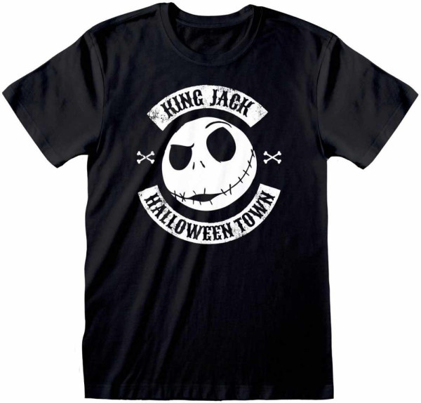 Nightmare Before Christmas - Jack Crest (Unisex) T-Shirt Black