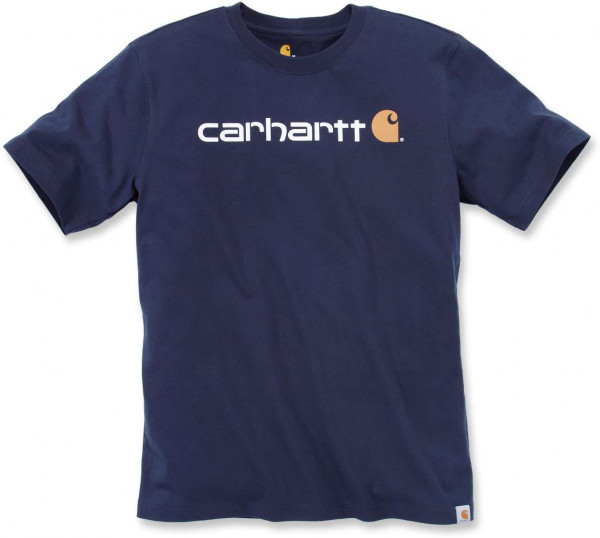 Carhartt Herren T-Shirt Core Logo T-Shirt S/S Navy