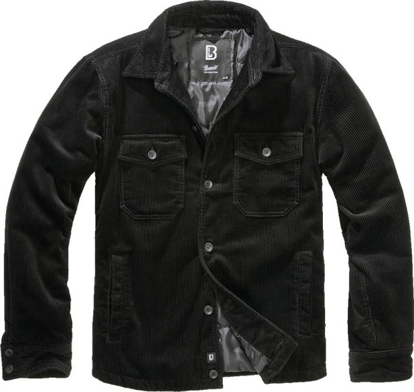 Brandit Herren Jacke Corduroy Jacket Black