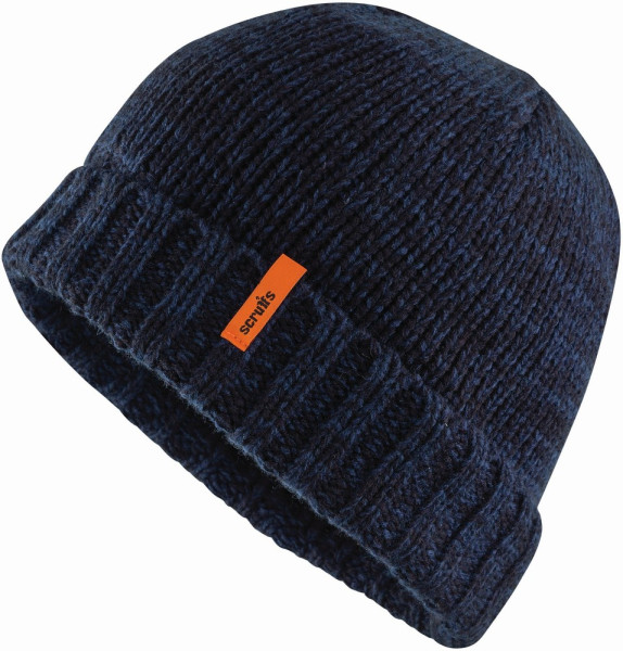 Scruffs Mütze Beanie-Mütze „Trade“, Marineblau / Schwarz Einheitsgröße-Marineblau