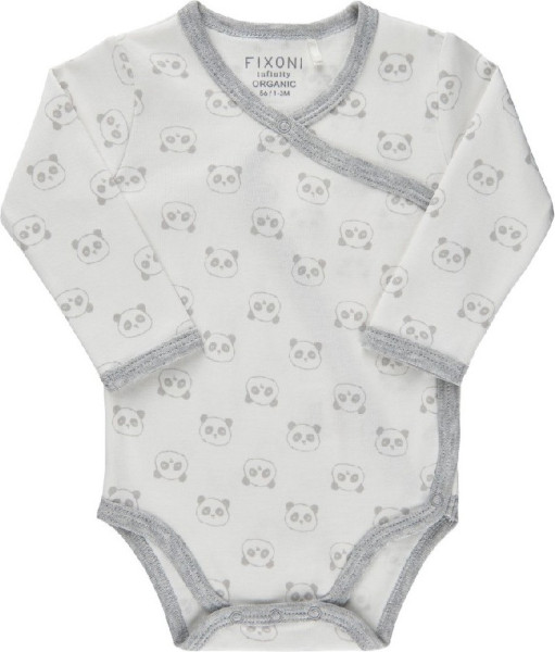 Fixoni Kinder Wrap Body LS 422007-Grey Melange