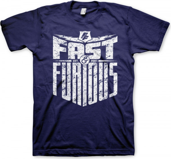 Fast & Furious Est. 2007 T-Shirt Navy