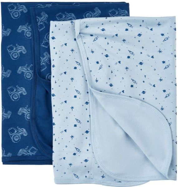 Pippi Babywear Kinder Decke Baby blanket-AOP (2-pack)