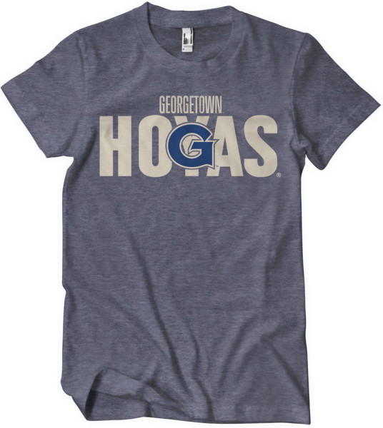 University Of Georgetown Hoyas T-Shirt Navy-Heather
