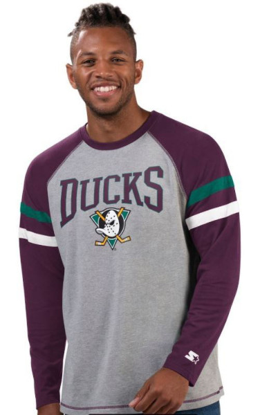 Anaheim Ducks Vintage Kick Off/Ls Tee 5403738