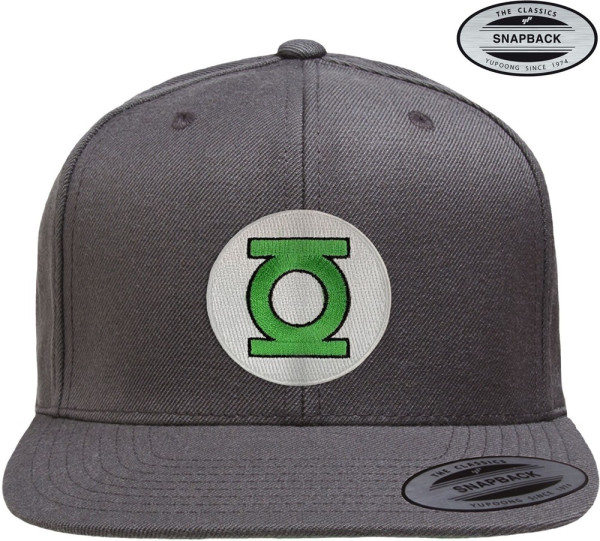 Green Lantern Premium Snapback Cap Dark-Grey