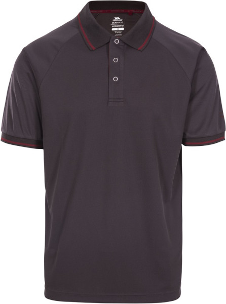 Trespass T-Shirt Bonington - Male Polo Top Tp100 Dark Grey